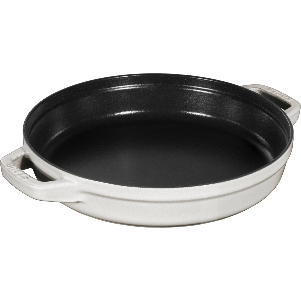 Zestaw 3 naczyń żeliwnych z pokrywką Staub - 24 cm, Biała trufla