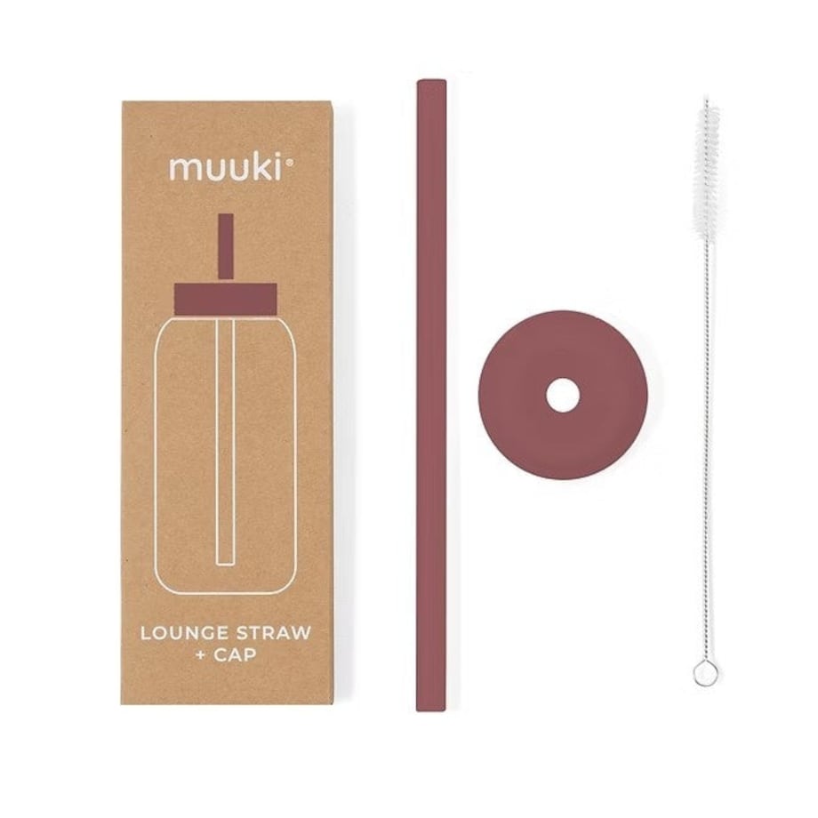 MUUKI słomka do butelki 720 ml, Chocolate Plum
