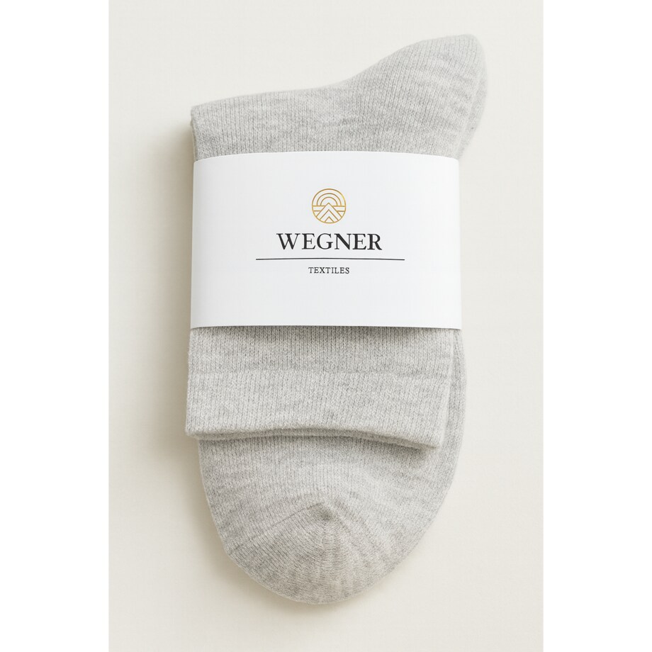 Męskie skarpety szare 39–43 – Bawełna 83% – Miękkie, oddychające