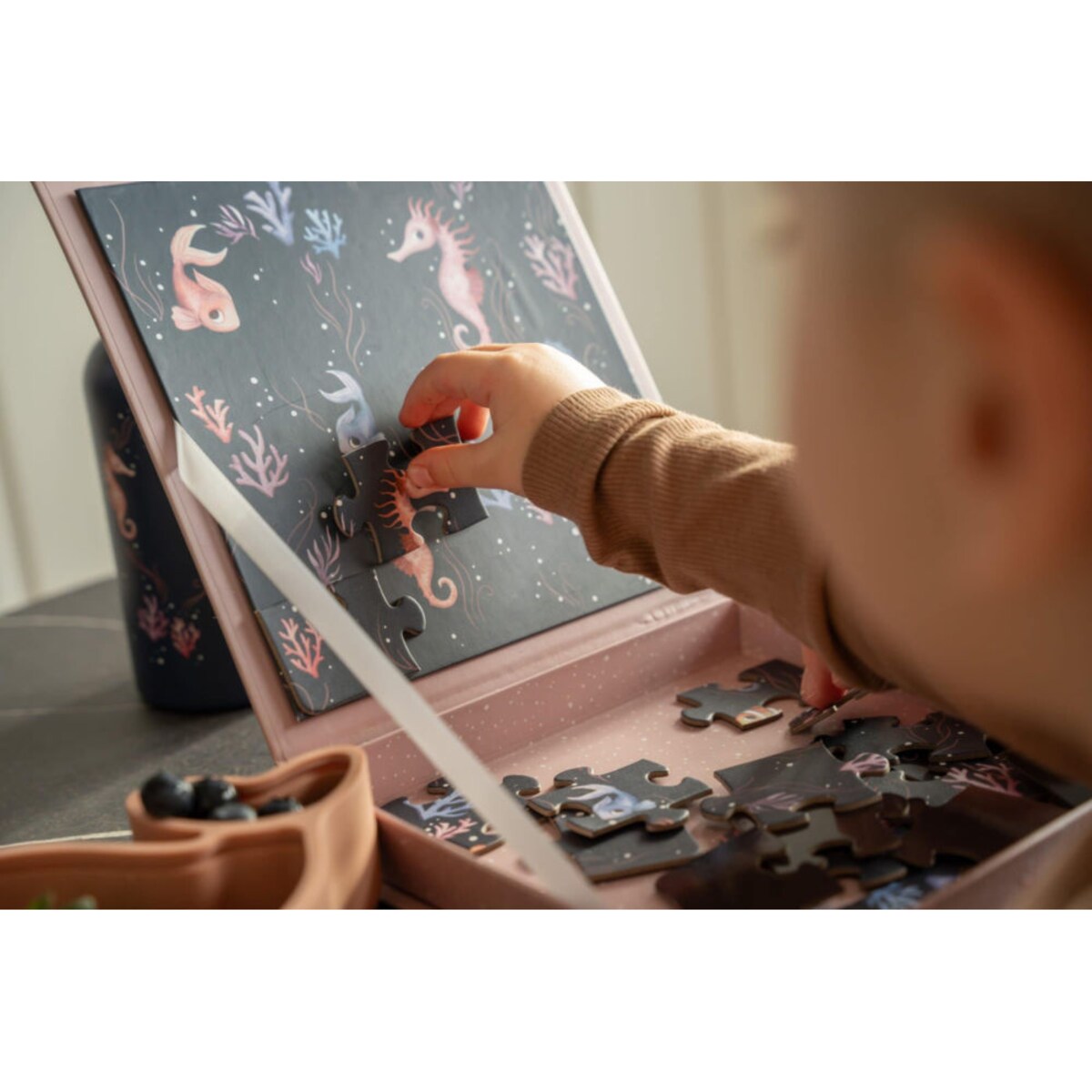 Filibabba Gra magnetyczna Seahorse puzzle