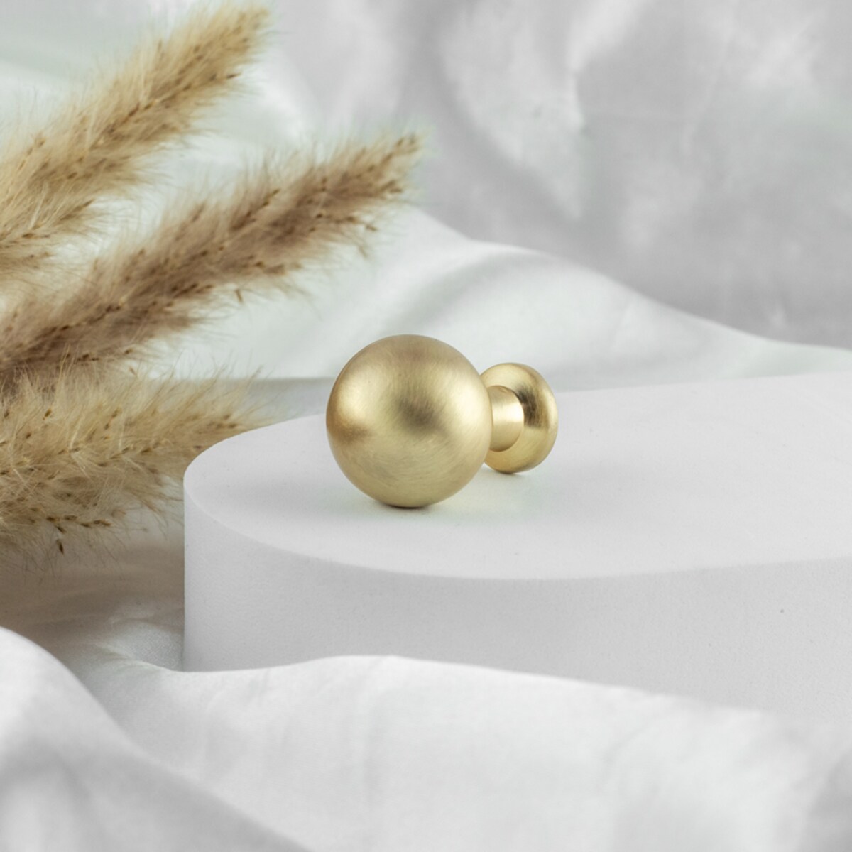 Gałka do mebli złota uchwyt meblowy okrągły klasyczny szczotkowany 23mm