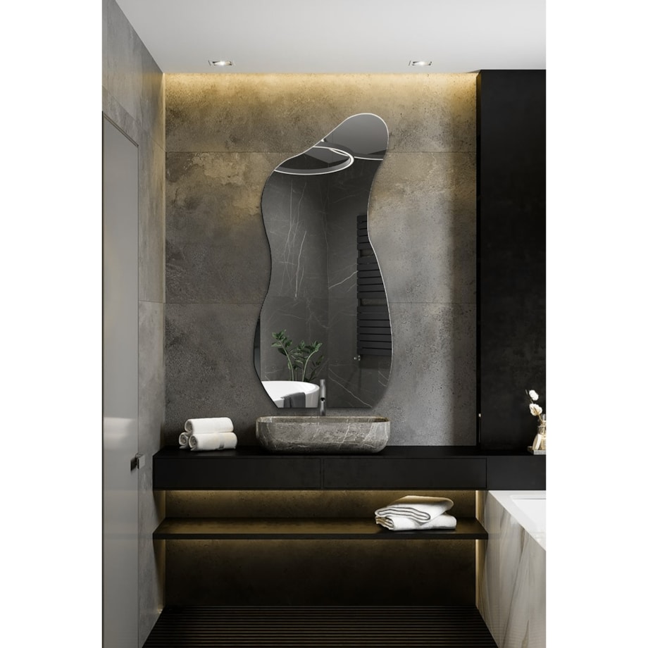 Dekoracyjne lustro o organicznym kształcie - ANGELIT