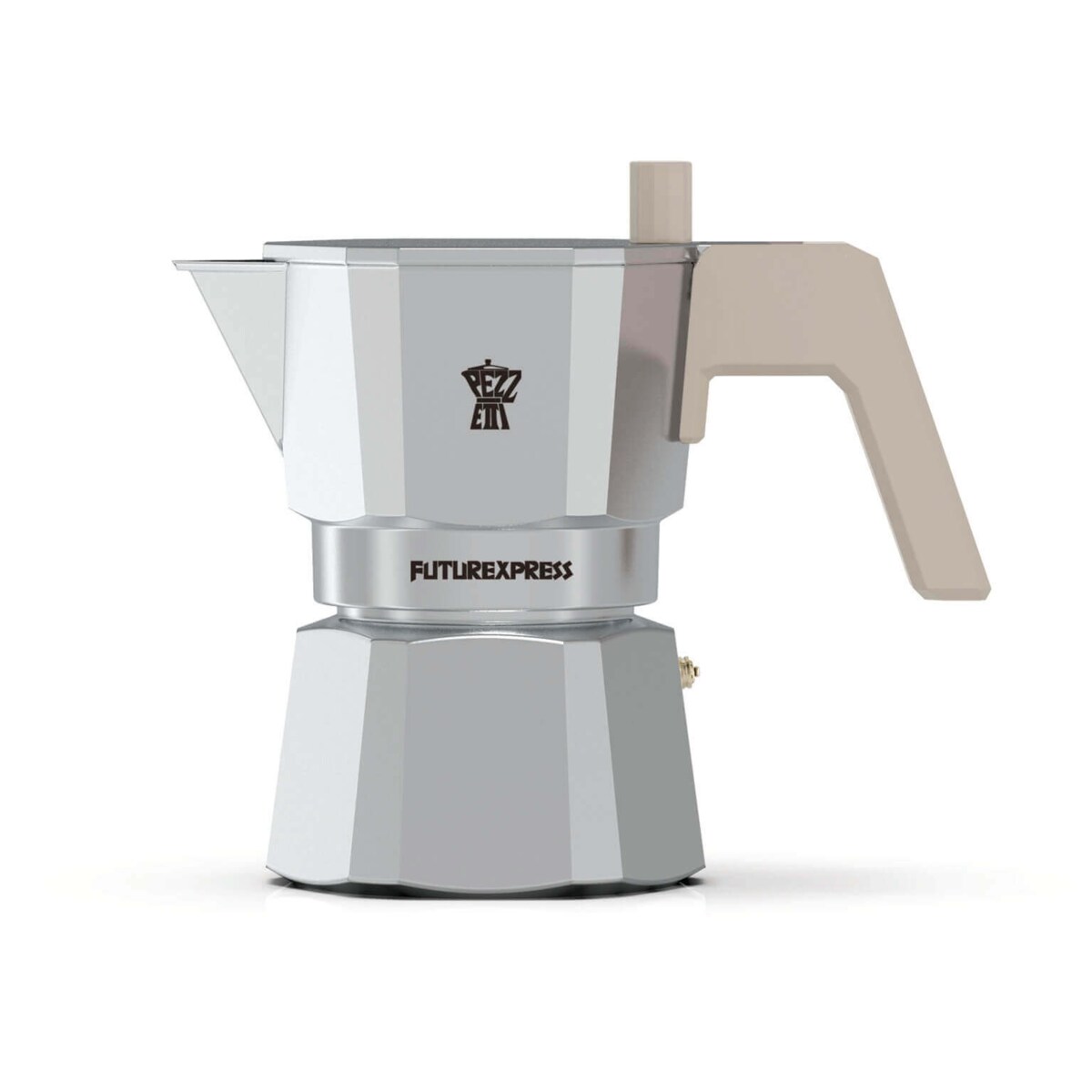 PEZZETTI FUTUREXPRESS Aluminiowa kawiarka (1 filiżanka) - Srebrny