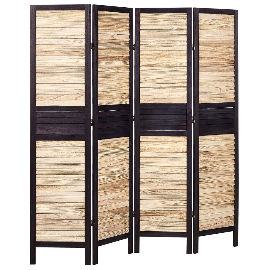 4-panelowy parawan pokojowy BRENNERBAD Brązowy/ czarny 164 cm 170 cm