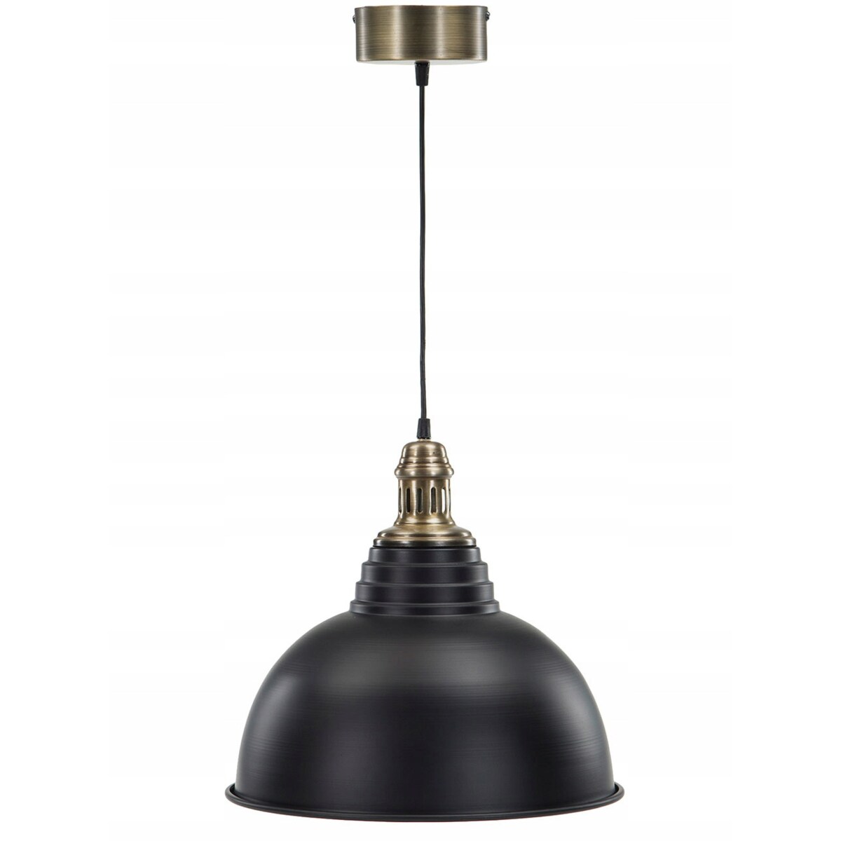 LAMPA wisząca SIENNA XL czarny mat śr. 38cm
