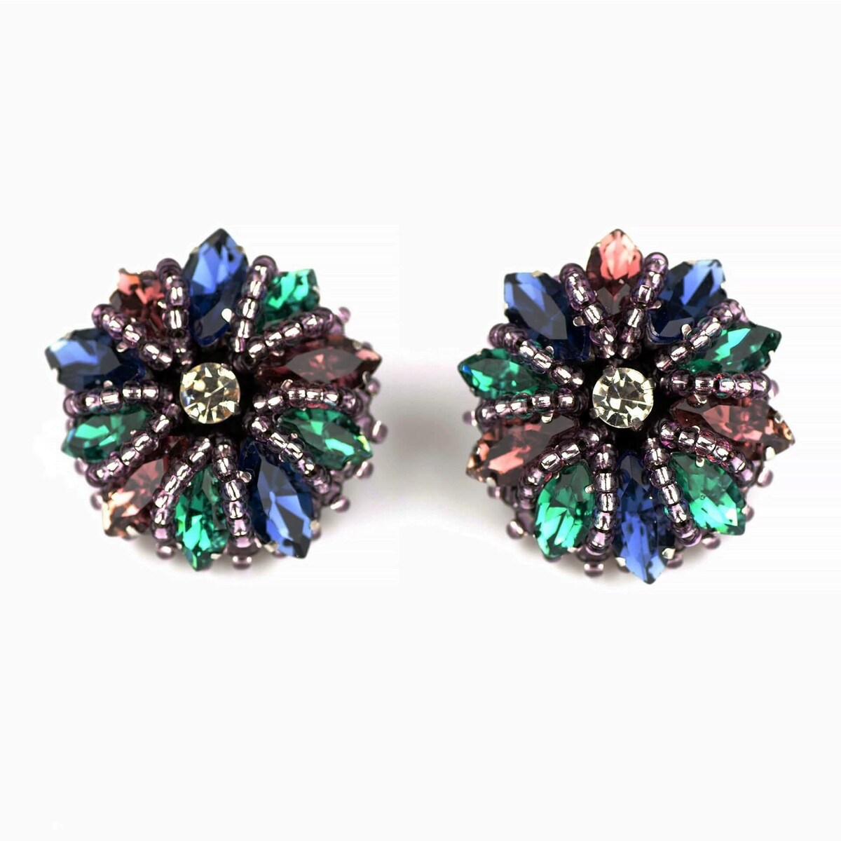 Calipso Emerald mix - kolczyki