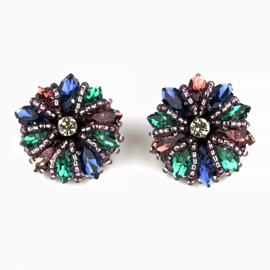 Calipso Emerald mix - kolczyki