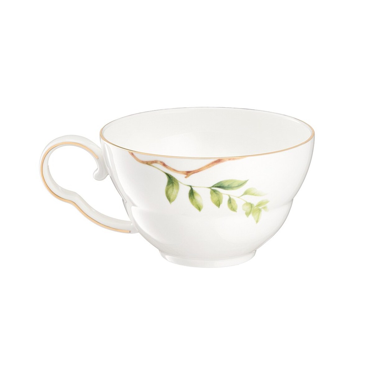 VILLA ITALIA Filiżanka do herbaty porcelanowa 200 ml ze spodkiem SENSUAL GARDEN