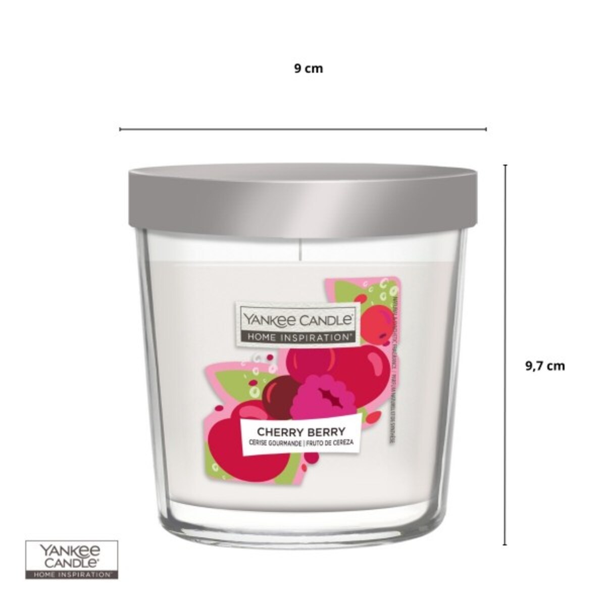 HI VALUE świeca średnia CHERRY BERRY