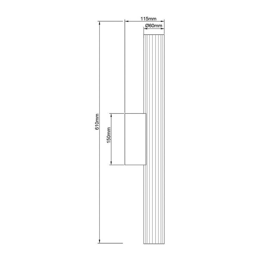 Kinkiet Light Prestige Linea transparentny LED CCT 3000K/4000K/6000K (regulowana) 1 szt.