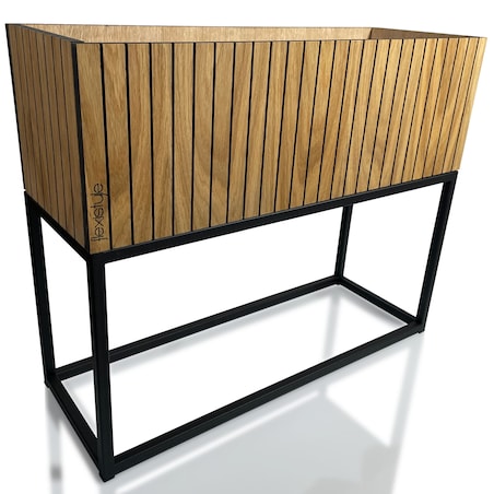 Kwietnik loftowy FIORINO lamele 62x22x50 cm