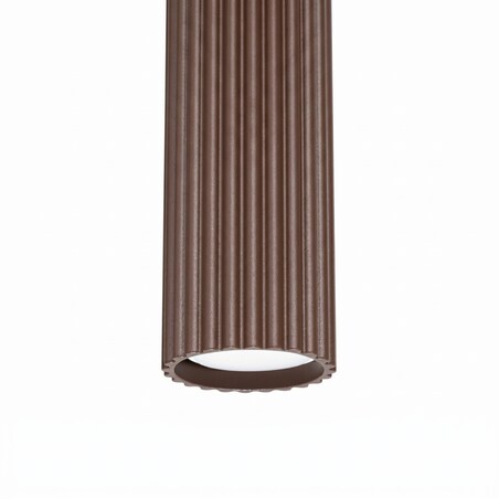 Lampa wisząca KARBON 1 brązowa