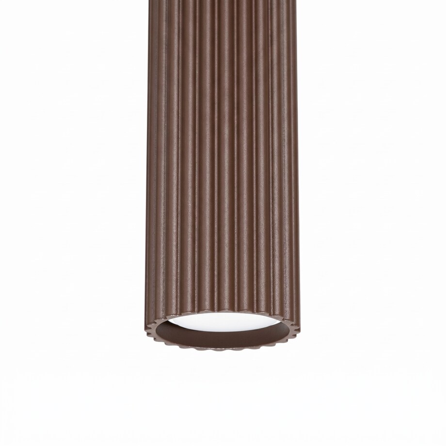 Lampa wisząca KARBON 1 brązowa