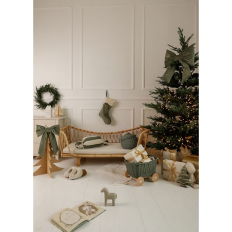 Kokarda Świąteczna Delux Forest Green - L