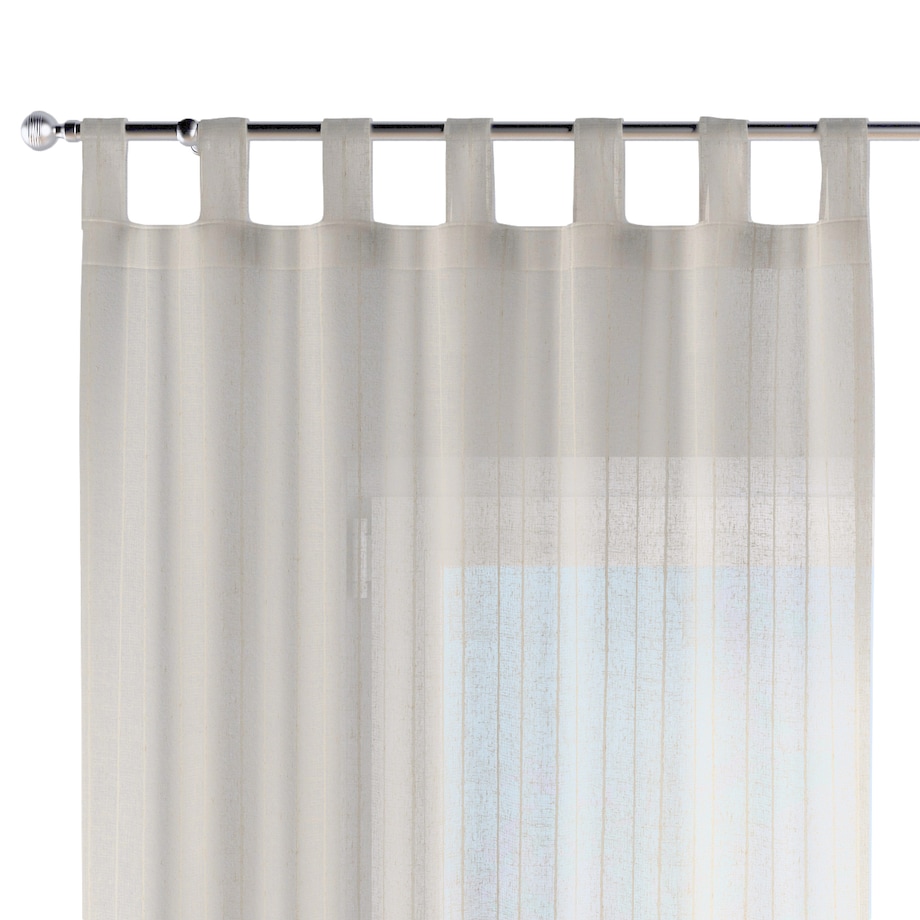 Zasłona na szelkach 1 szt. 130x245 beżowy