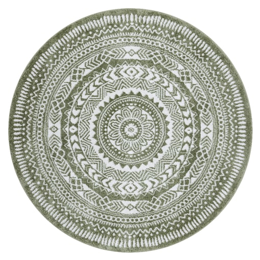 Dywan FUN Napkin serweta koło - zielony koło 200 cm