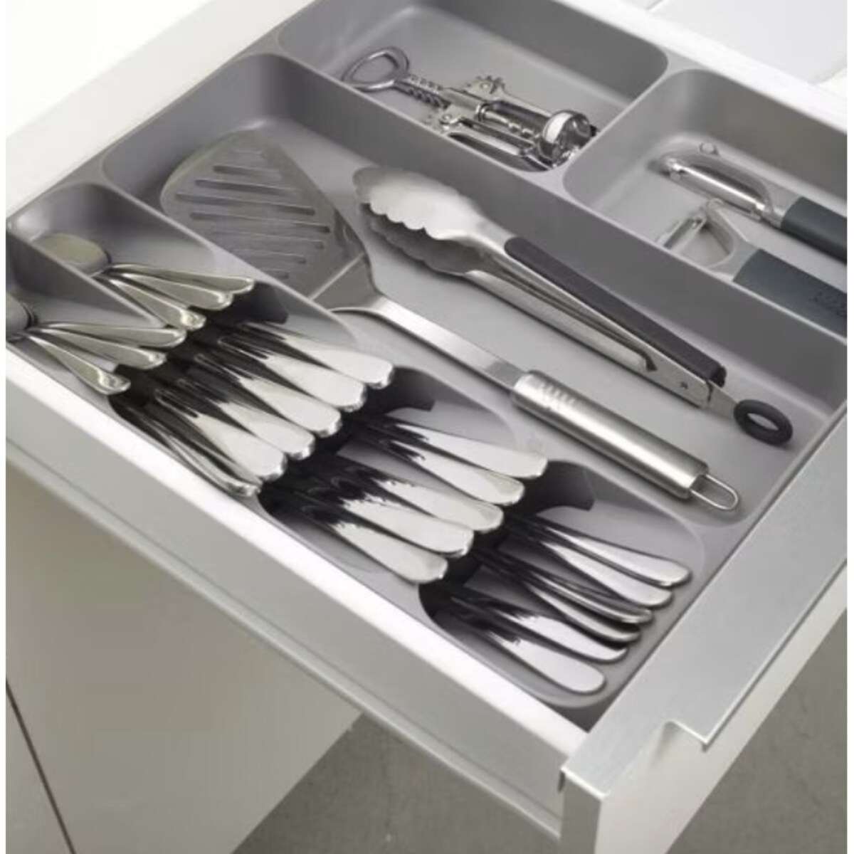 Organizer do szuflad szary DrawerStore, 40 x 38.5 x 5 cm, Joseph Joseph