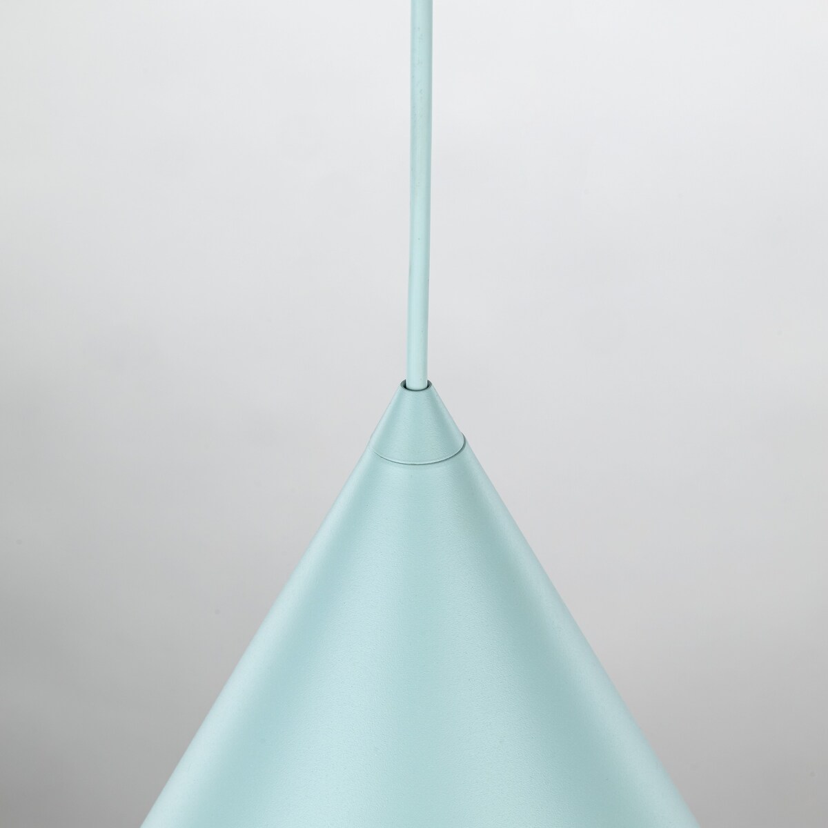 Lampa Wisząca Cono L Miętowa Tk Lighting Duży Metalowy Stożek