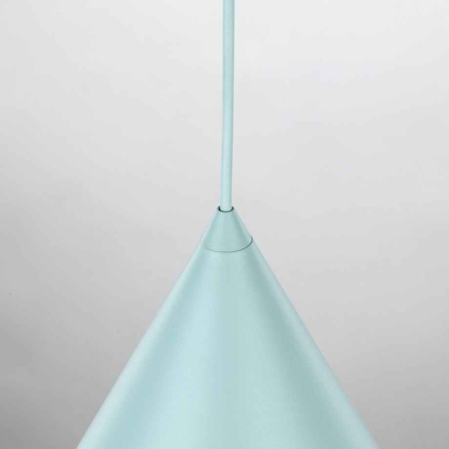 Lampa Wisząca Cono L Miętowa Tk Lighting Duży Metalowy Stożek