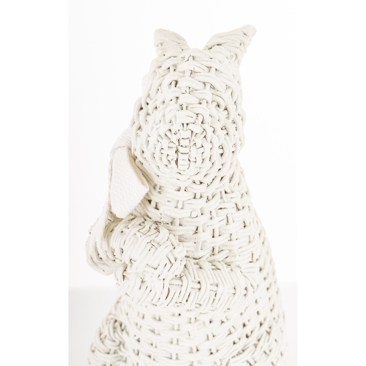 Dekoracja - figurka królika 27x11x16 cm AFICO biały