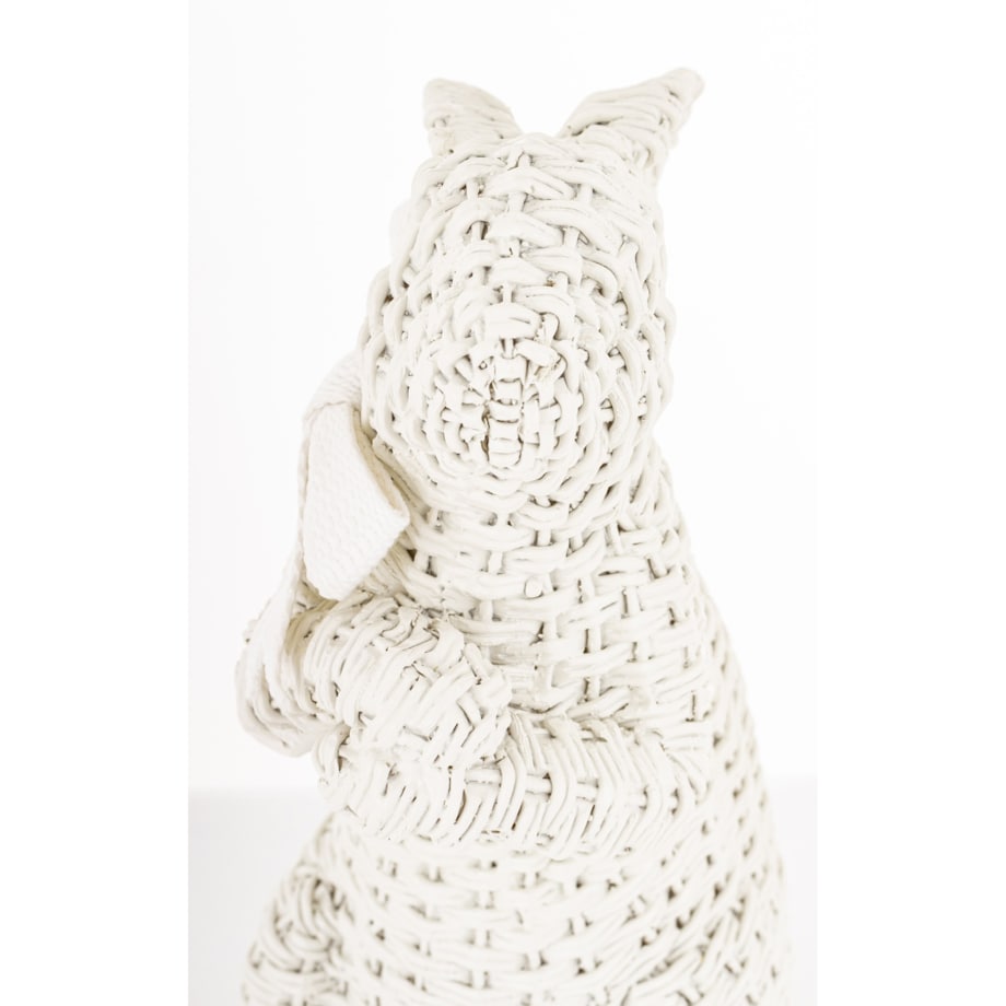 Dekoracja - figurka królika 27x11x16 cm AFICO biały