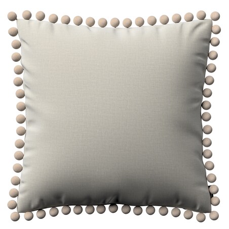 Poszewka Wera na poduszkę 45x45 jasno szary welwet