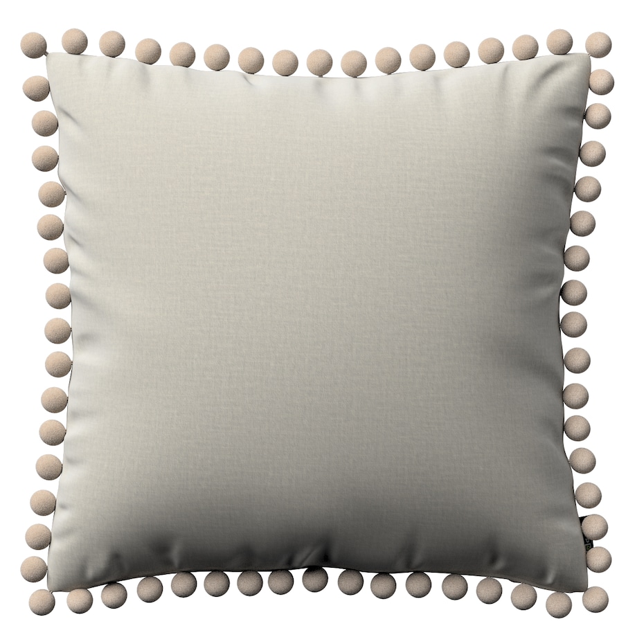 Poszewka Wera na poduszkę 45x45 jasno szary welwet