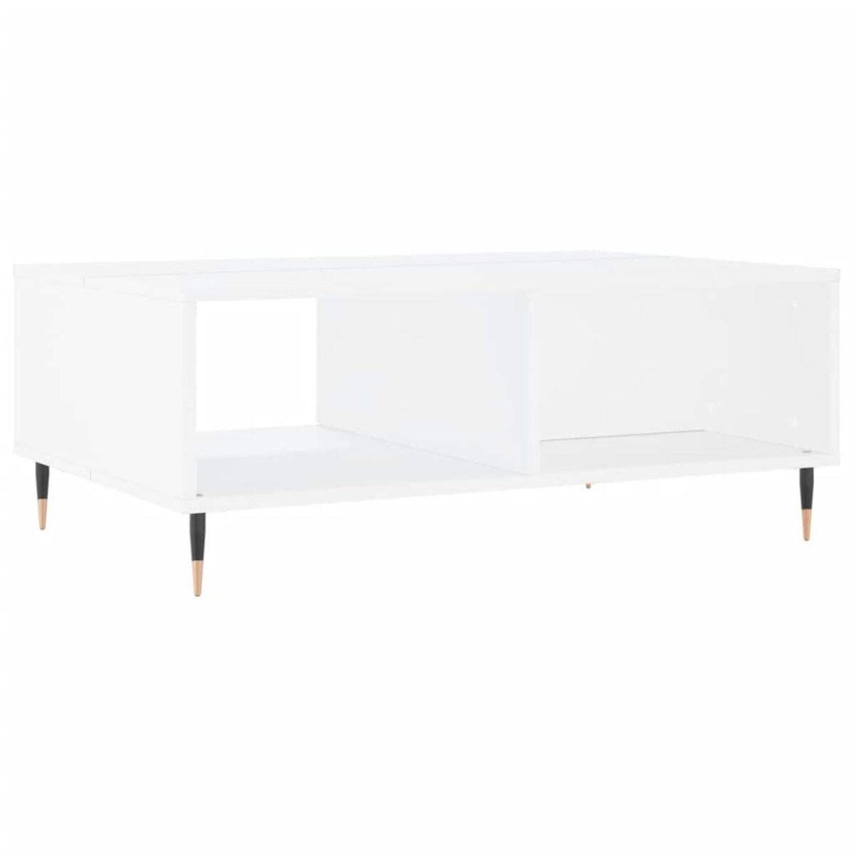 vidaXL Stolik kawowy, biały, 90x60x35 cm, materiał drewnopochodny
