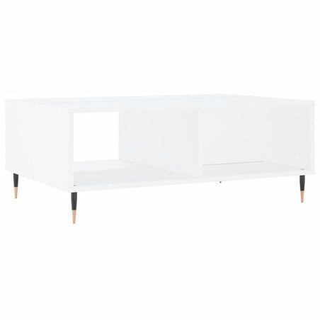 vidaXL Stolik kawowy, biały, 90x60x35 cm, materiał drewnopochodny