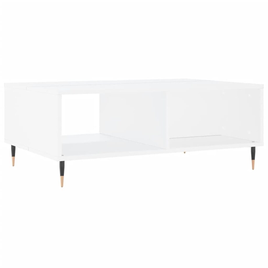 vidaXL Stolik kawowy, biały, 90x60x35 cm, materiał drewnopochodny