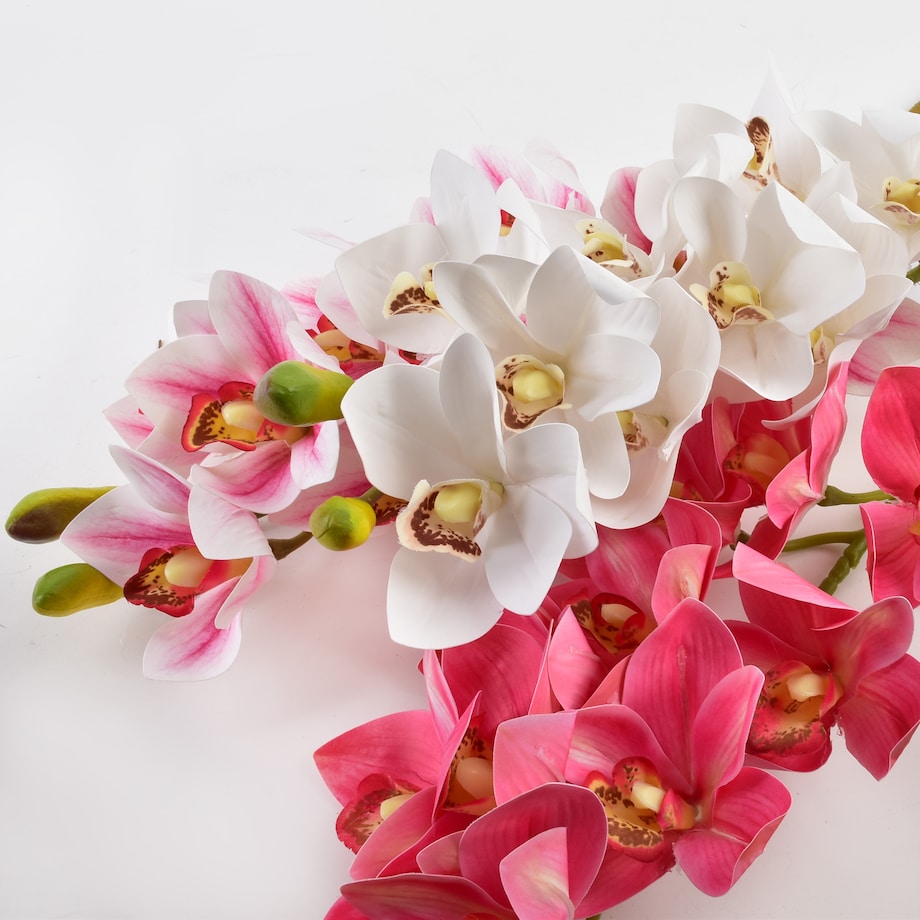 VIRIDIS Kwiat sztuczny storczyk 74cm