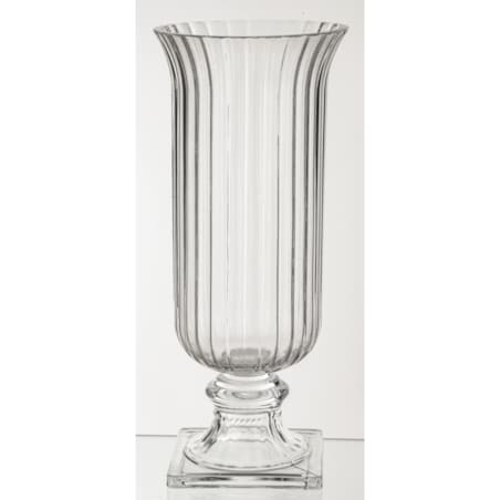 Wazon 37x15,5x15,5 cm TAZZA-5 na nóżce przezroczysty
