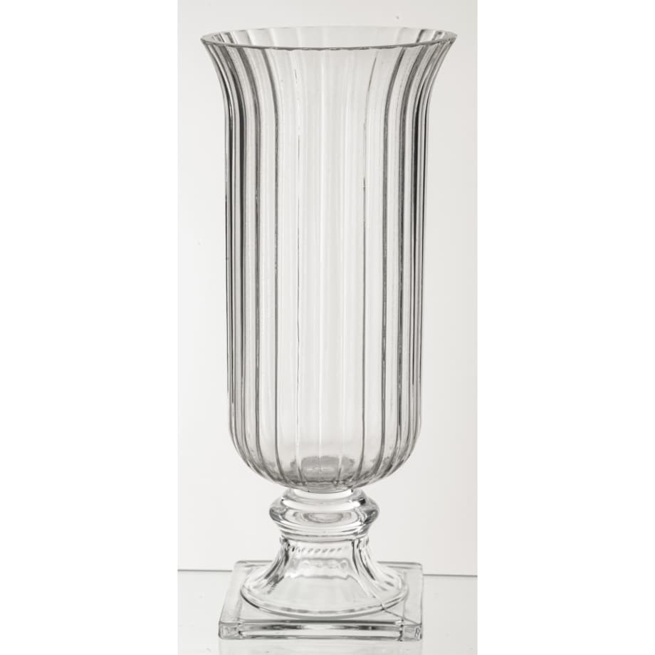 Wazon 37x15,5x15,5 cm TAZZA-5 na nóżce przezroczysty