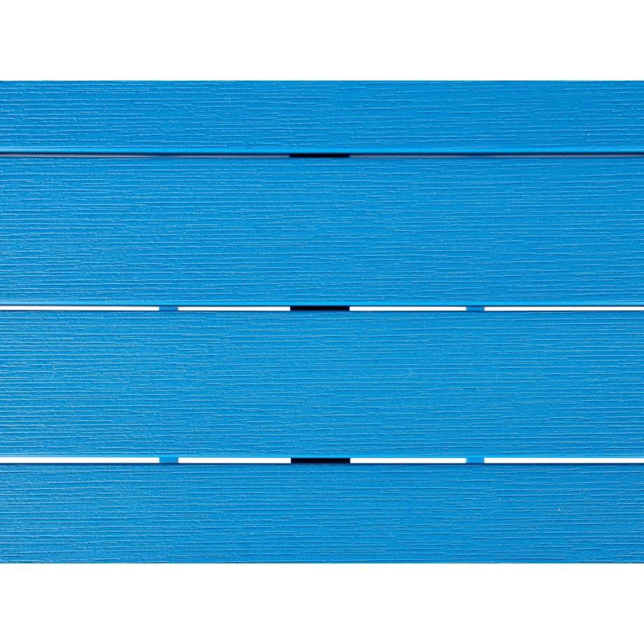 Stolik ogrodowy barowy ADIRONDACK 60 cm 59 cm Materiał syntetyczny Niebieski