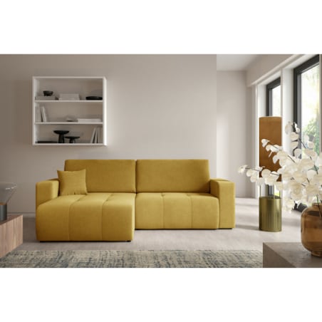 Narożnik MOLINIO L z funkcją spania z pojemnik na pościel Kolor: Wind 48