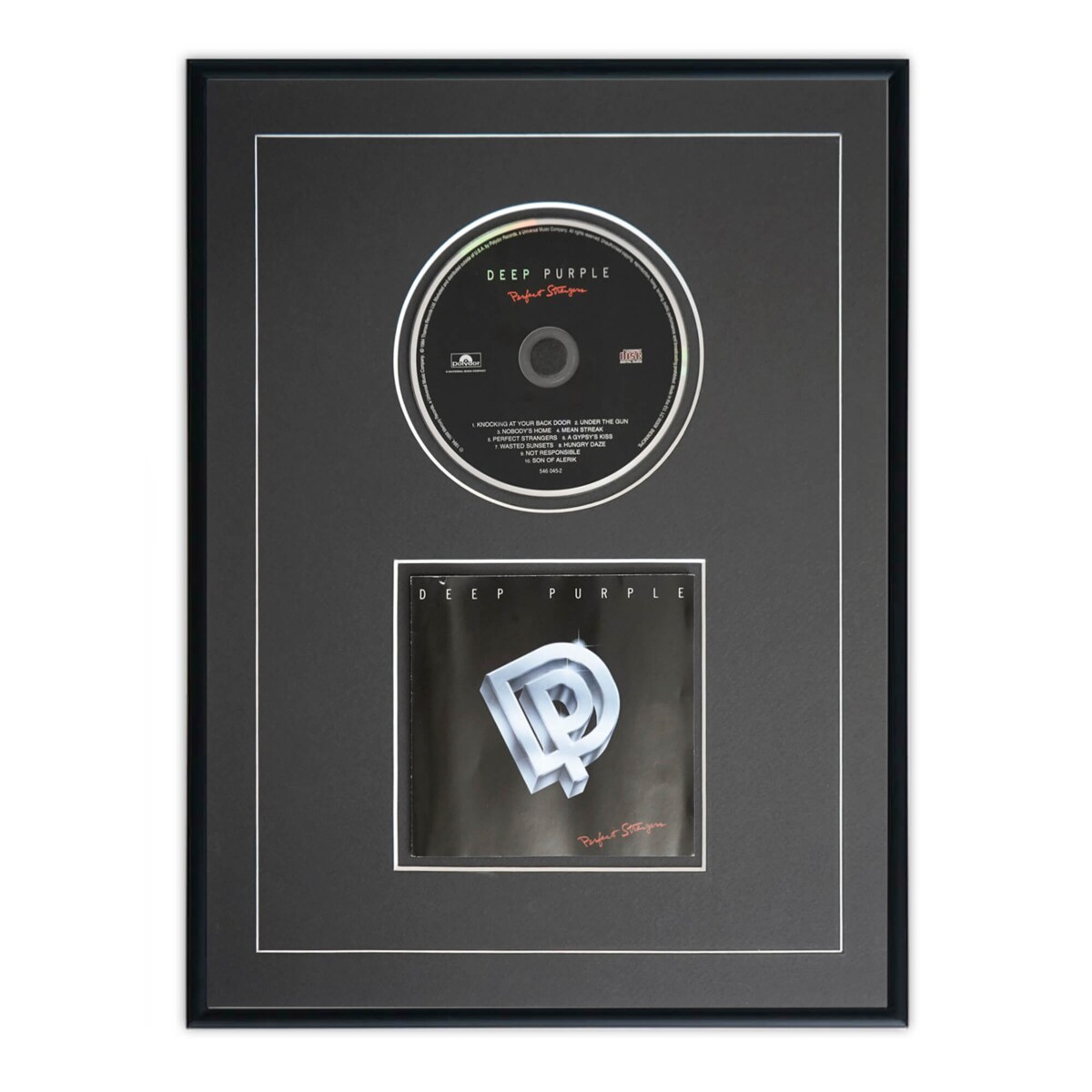 Ramka na płytę CD w kolorze czarnym. Ramka aluminiowa o rozmiarze 30x40 cm LUCA®