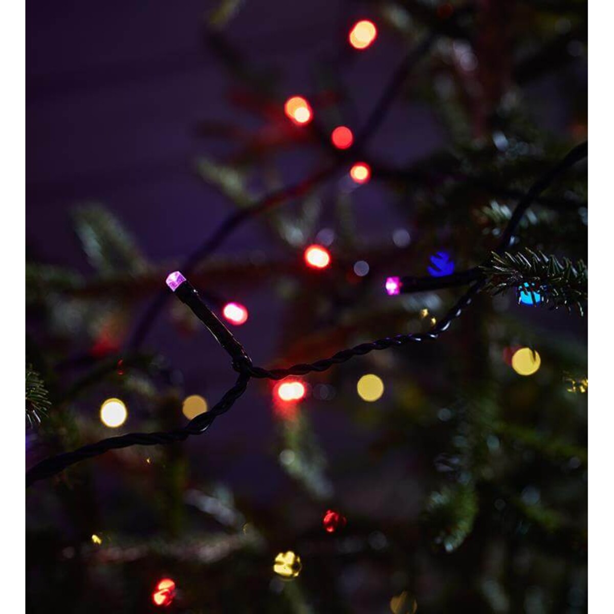 Choinkowe światełka girlanda 3m 200 LED 20W flash multikolor