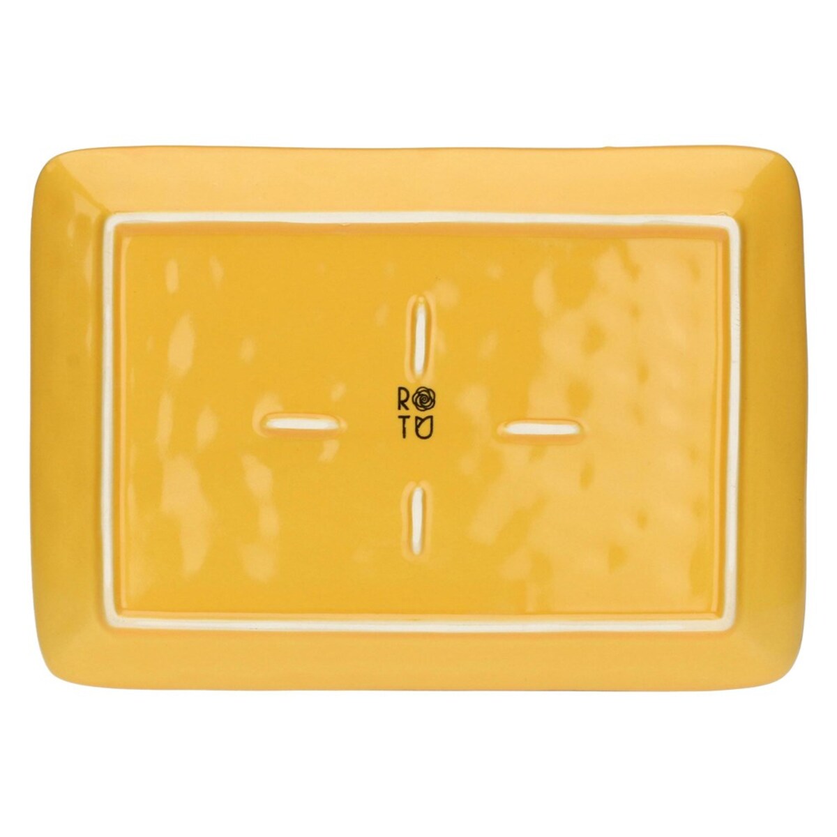 Zestaw 2 tac prostokątnych Concerto Ocra - Żółty, 27 x 19 cm
