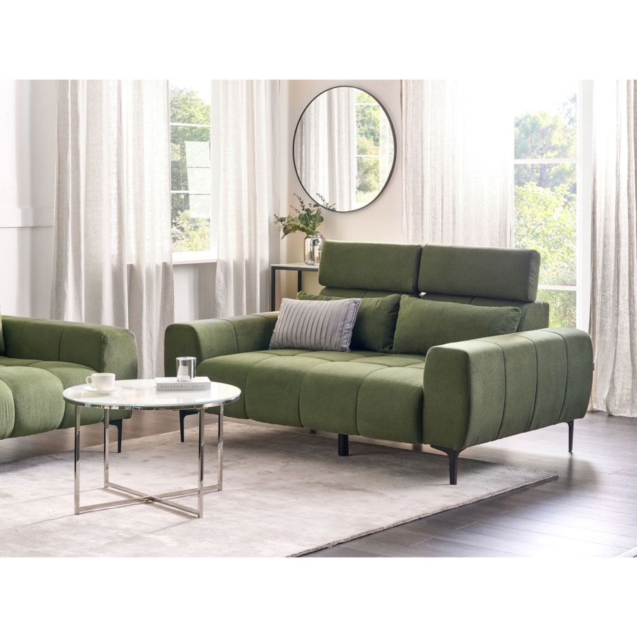 Sofa 2-osobowa zielona VEGAMO