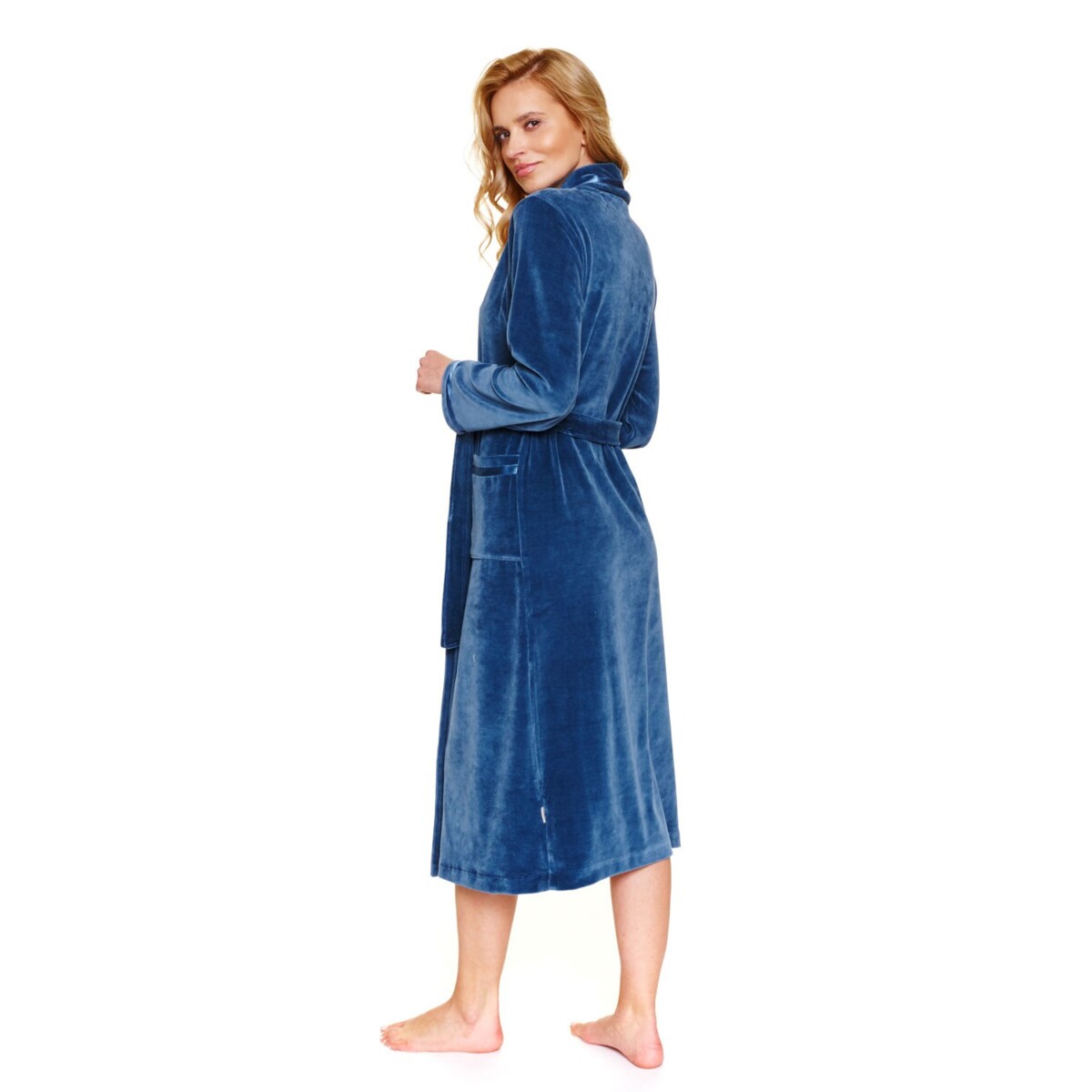 Szlafrok damski welurowy