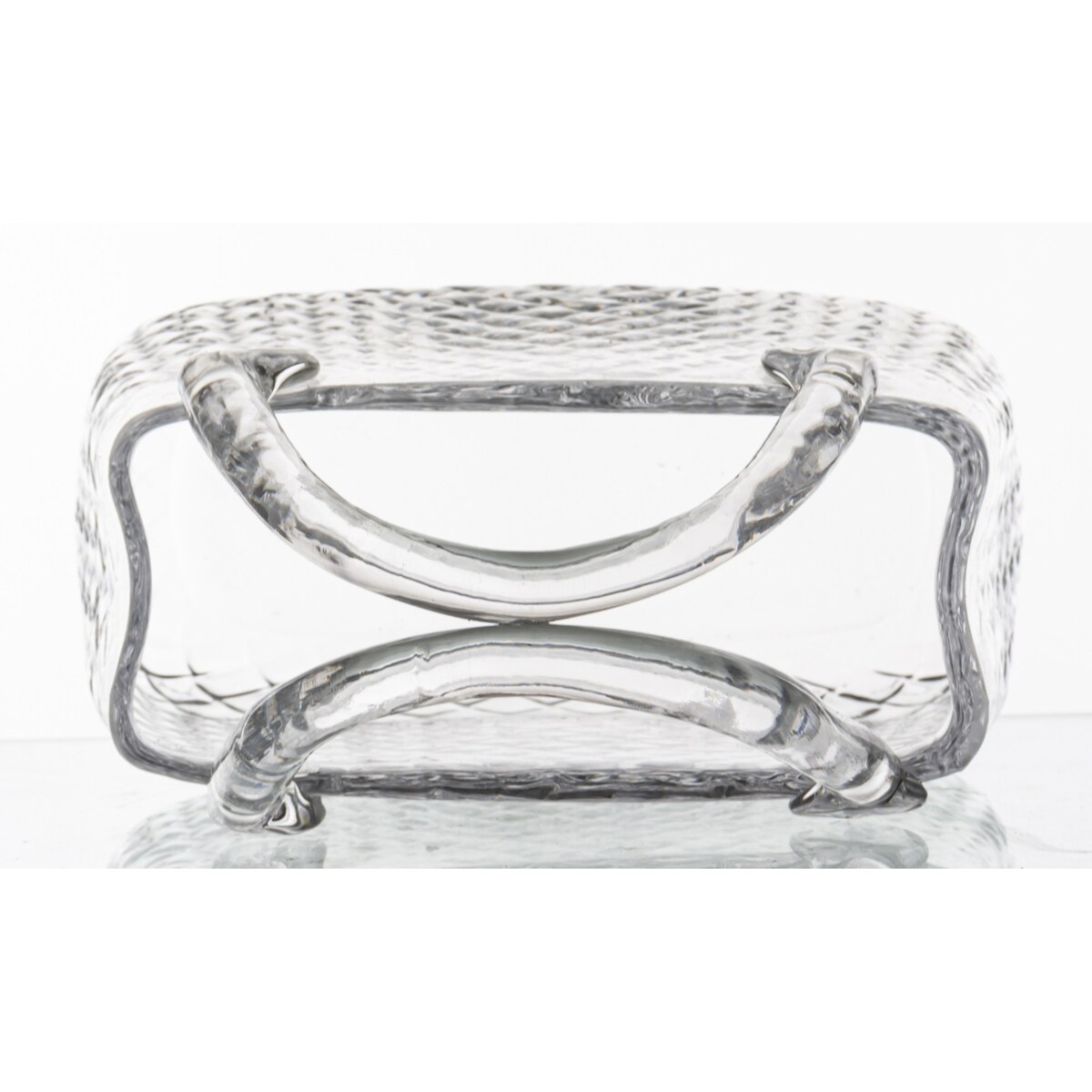 Wazon szklany 28,5x21x10 cm TORBA transparentna
