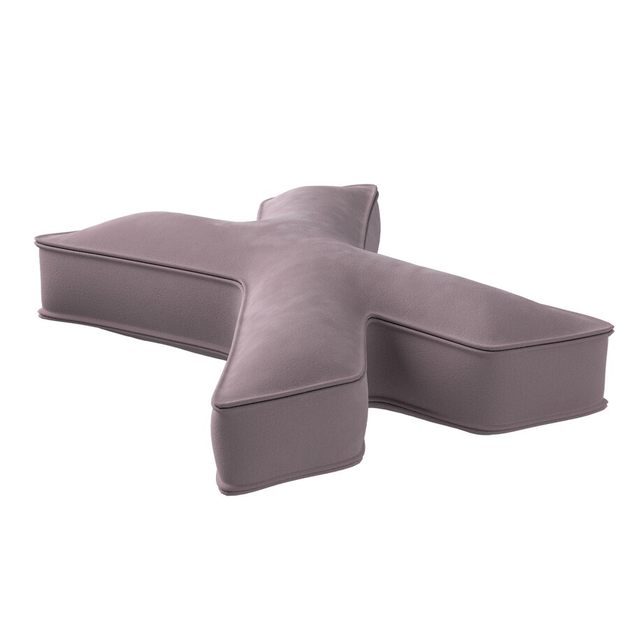 Poduszka literka X, zgaszony róż, 35x40cm, Posh Velvet