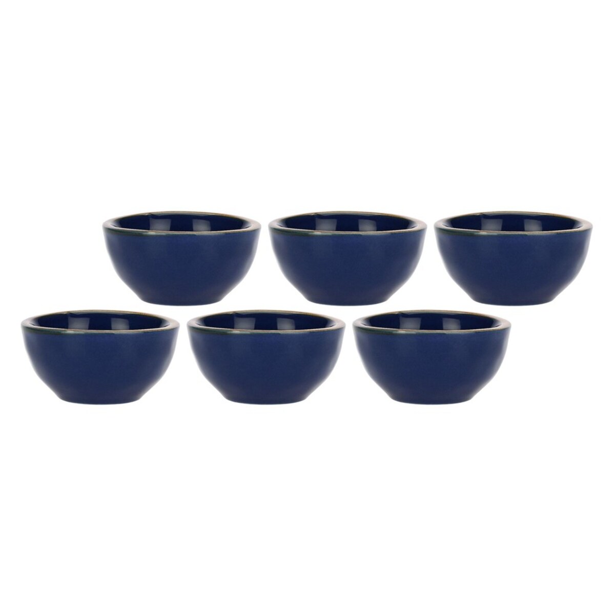 Zestaw 6 okrągłych miseczek Concerto Blu Cobalto - Kobaltowy, 7 cm