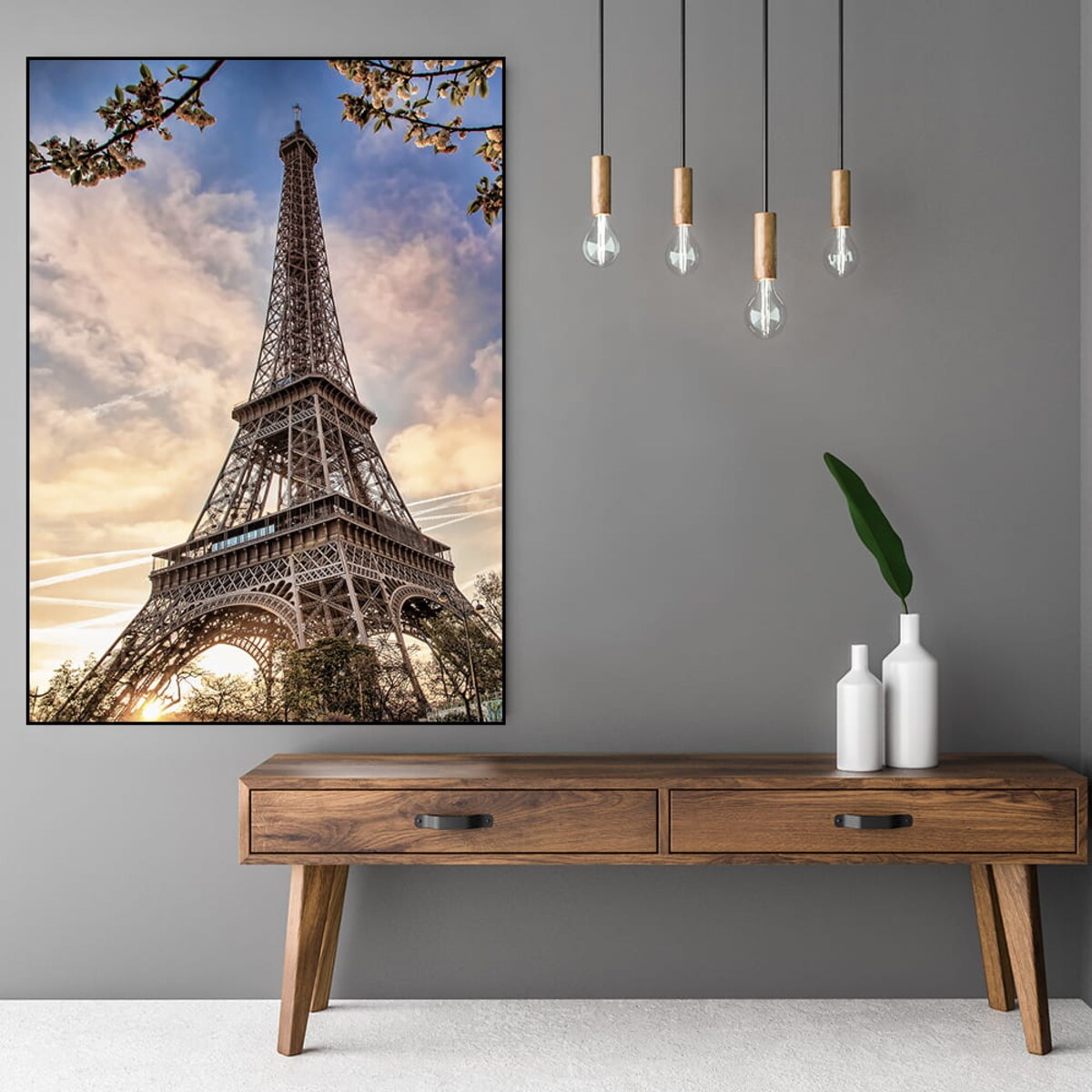 plakat wieża eiffla paryż francja 30x40 cm