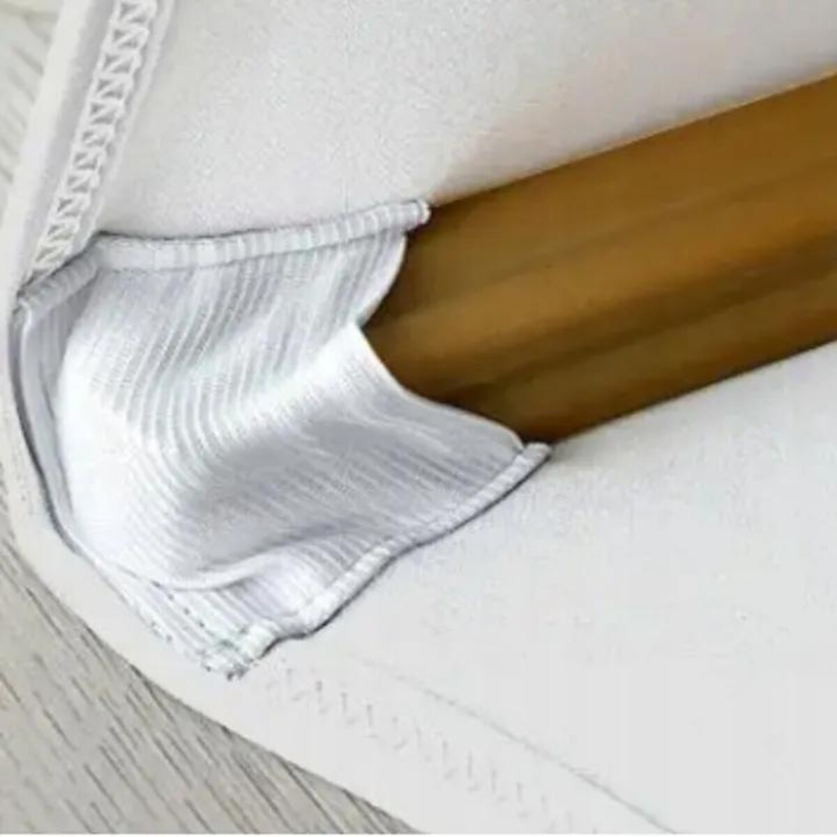 POKROWIEC NA KRZESŁO BANKIETOWE BIAŁY ŚLUBNY ŚLUB ELASTYCZNY [21BA]