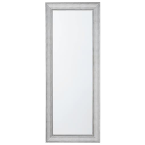 Lustro ścienne 50 x 130 cm srebrne BUBRY