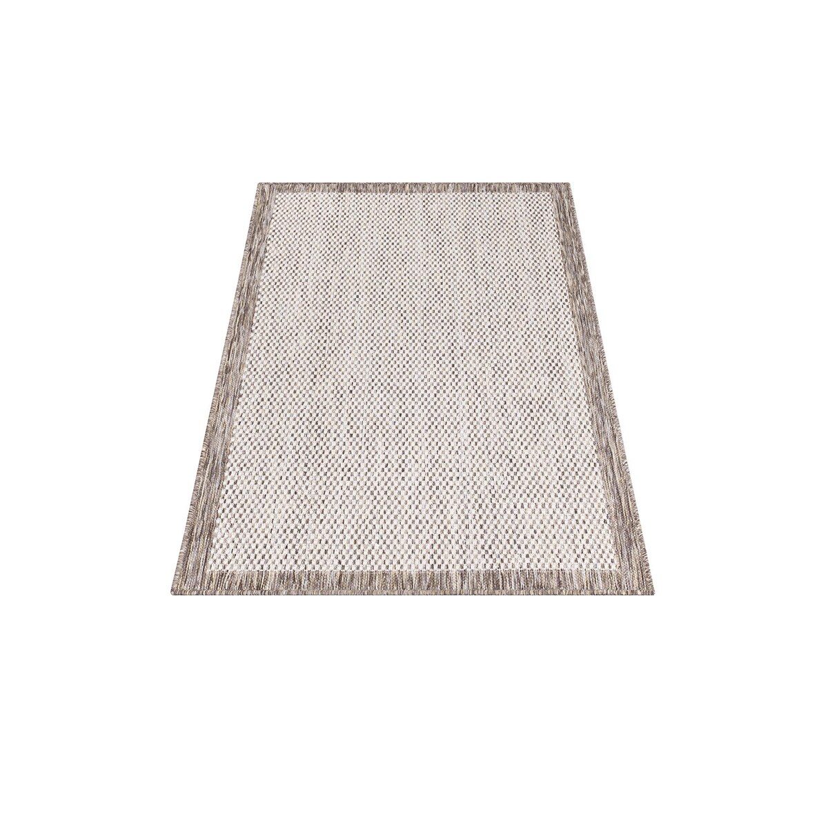 Dywan na zewnątrz i do wnętrz ramka Sunny 4700 Beż Krem 200x290