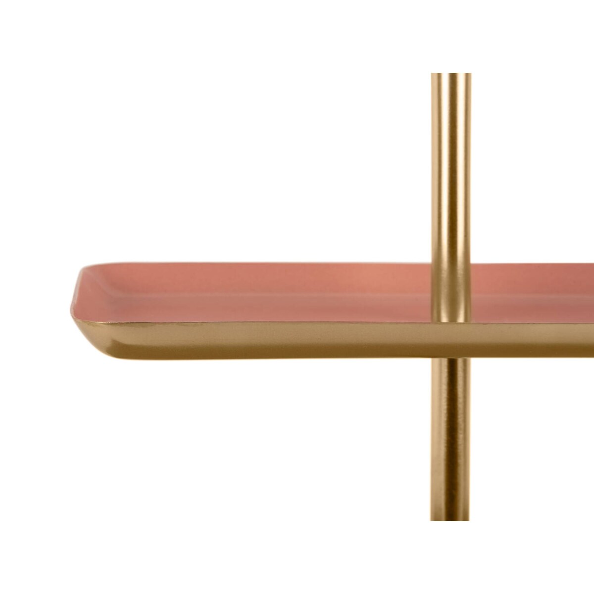 Patera na ciasto 3-poziomowa, pudrowy róż, 36 x 16 cm