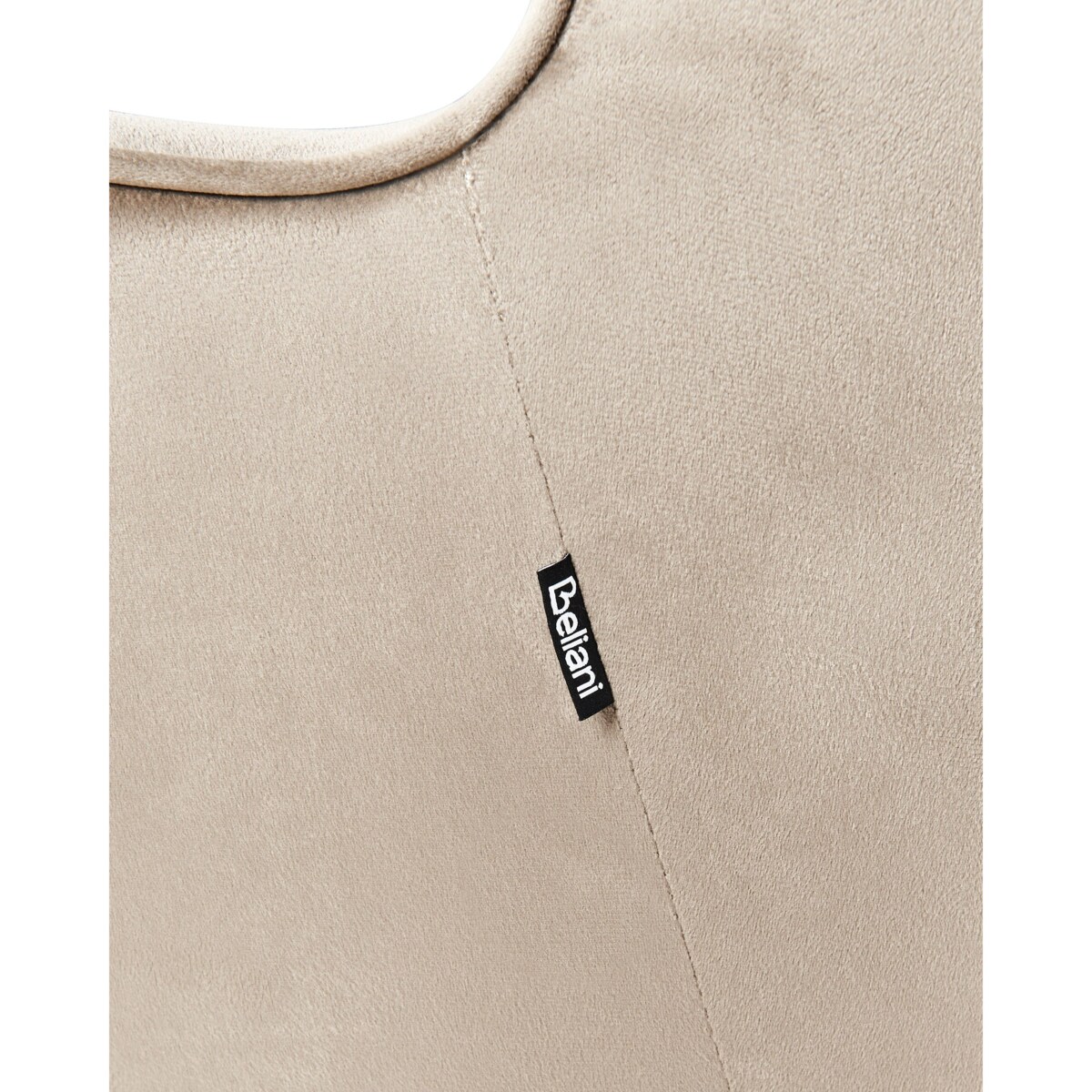 Fotel uszak VARBERG Welur Beżowy