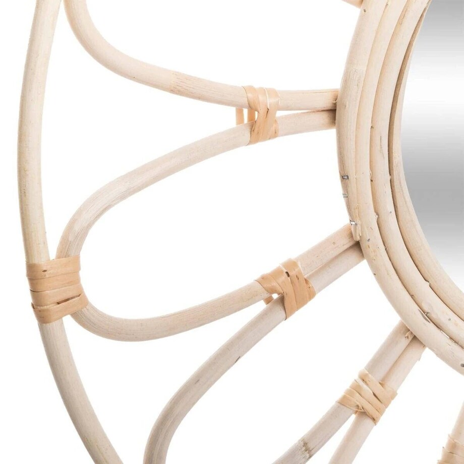 Lustro rattanowe FLOWER, Ø 56 cm